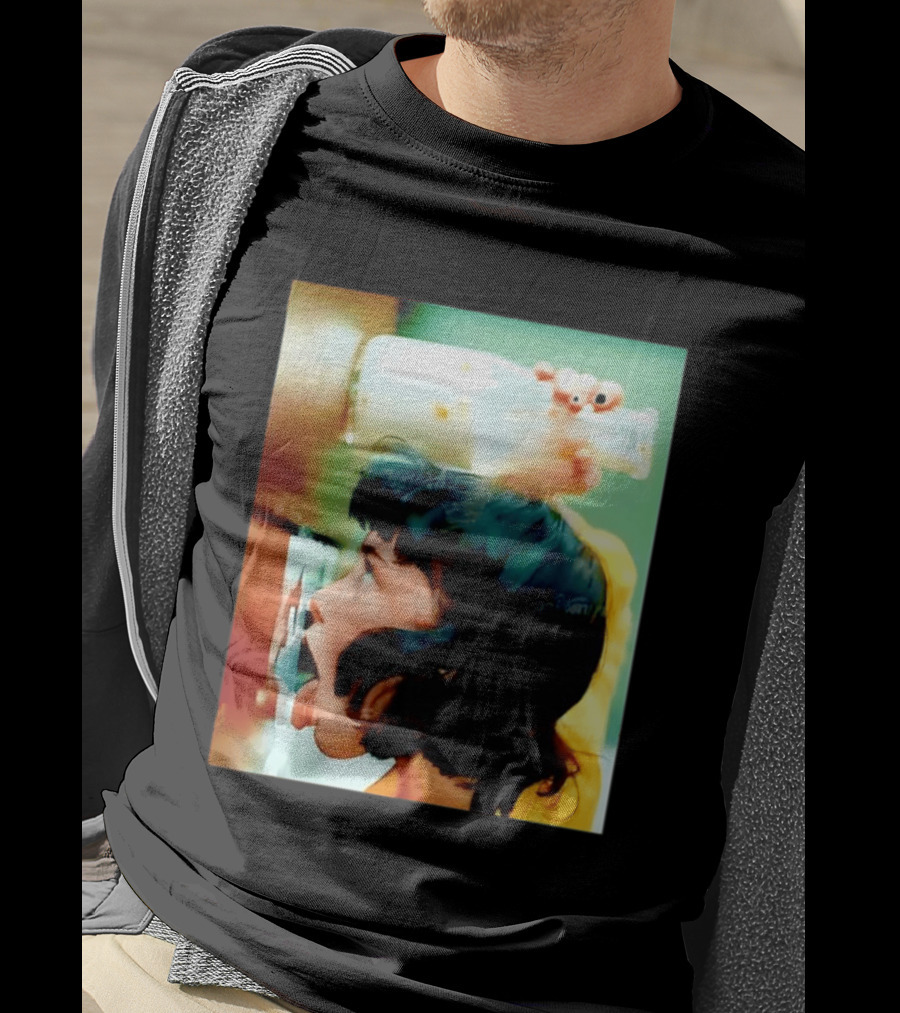 The Girl With Banging Head Licking Milk Scene T-Shirt