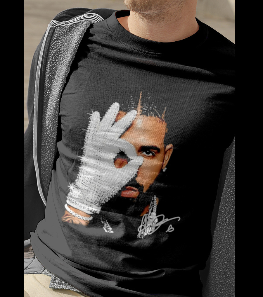 The Iceman Drake Rhinestone Glove T-Shirt