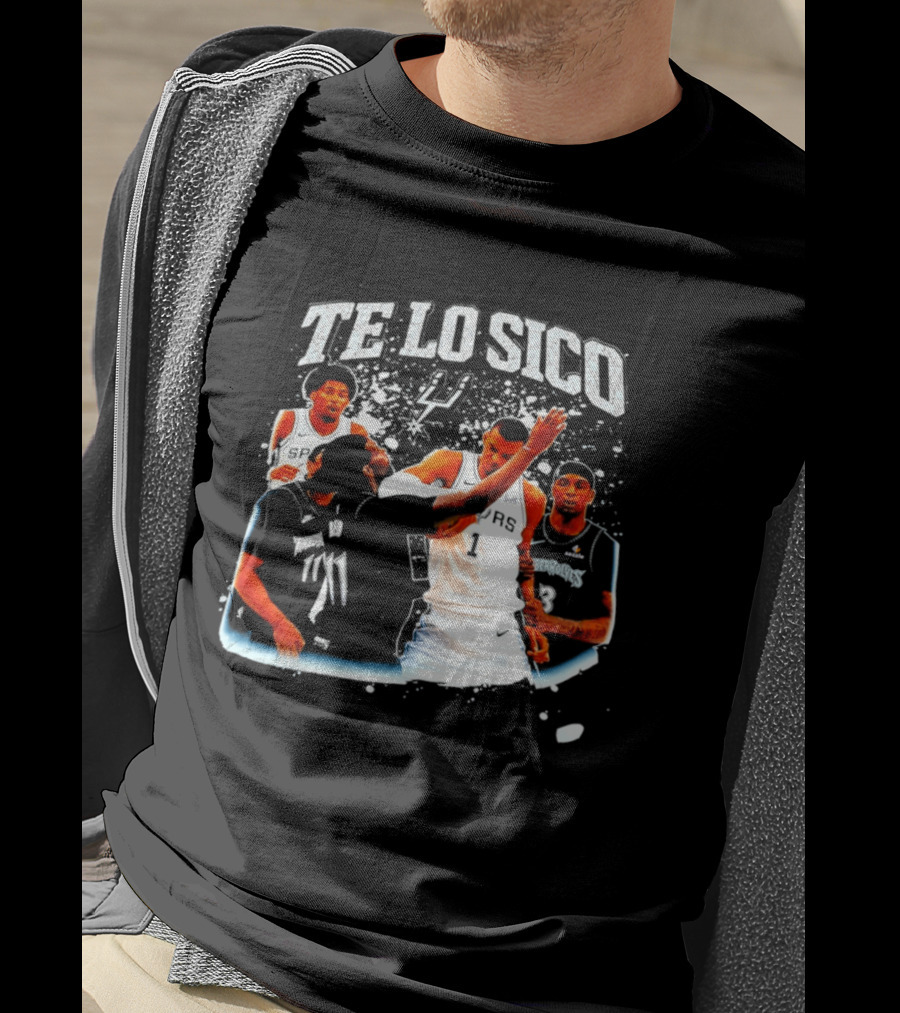 San Antonio Spurs Te Lo Sico Basketball Victor Wembanyama Naz Reid T-Shirt