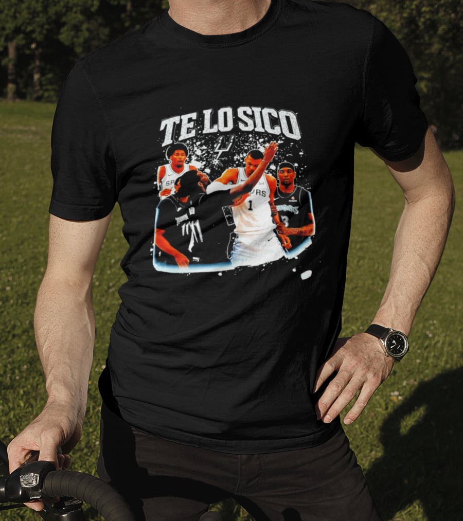 San Antonio Spurs Te Lo Sico Basketball Victor Wembanyama Naz Reid T-Shirt