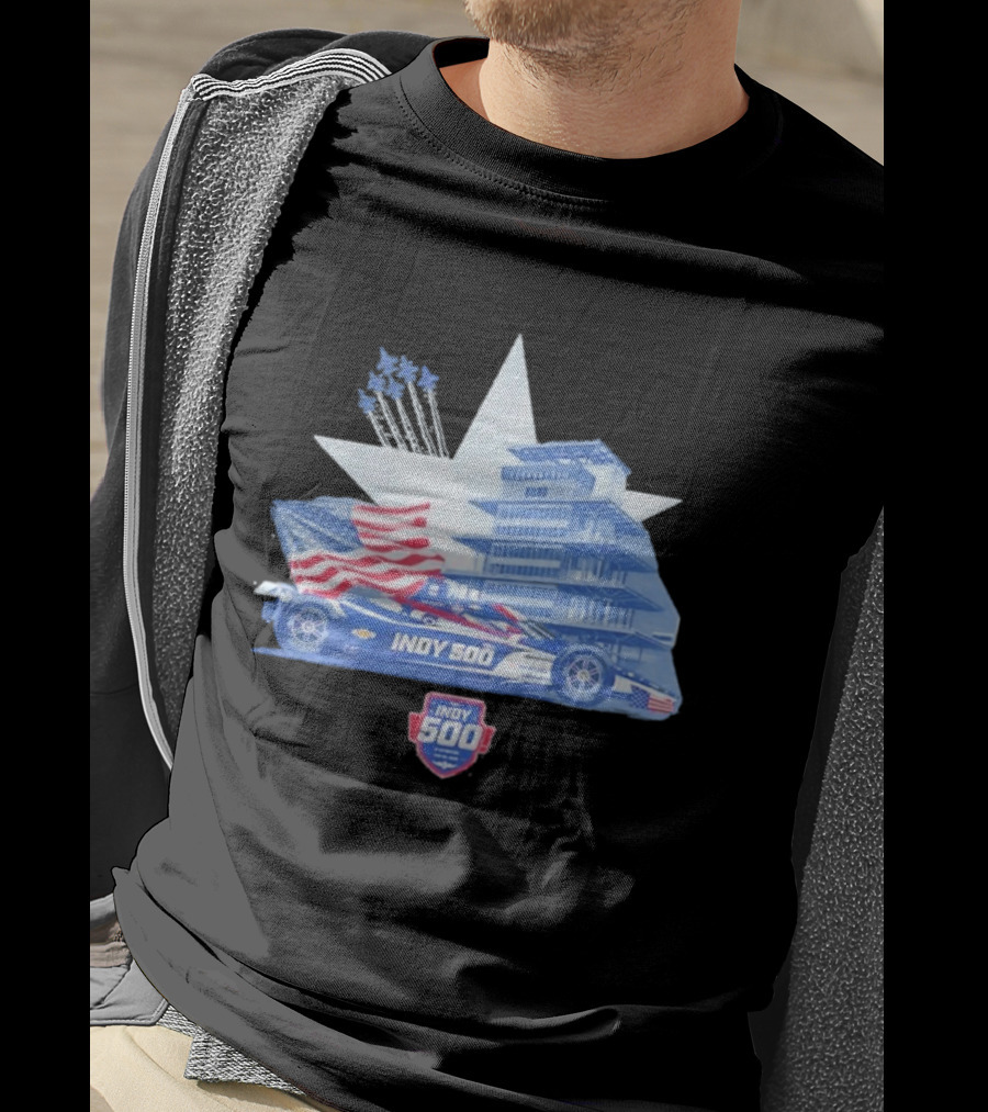 Need For Speed Indy 500 American Flag 2026 Racing Event T-Shirt
