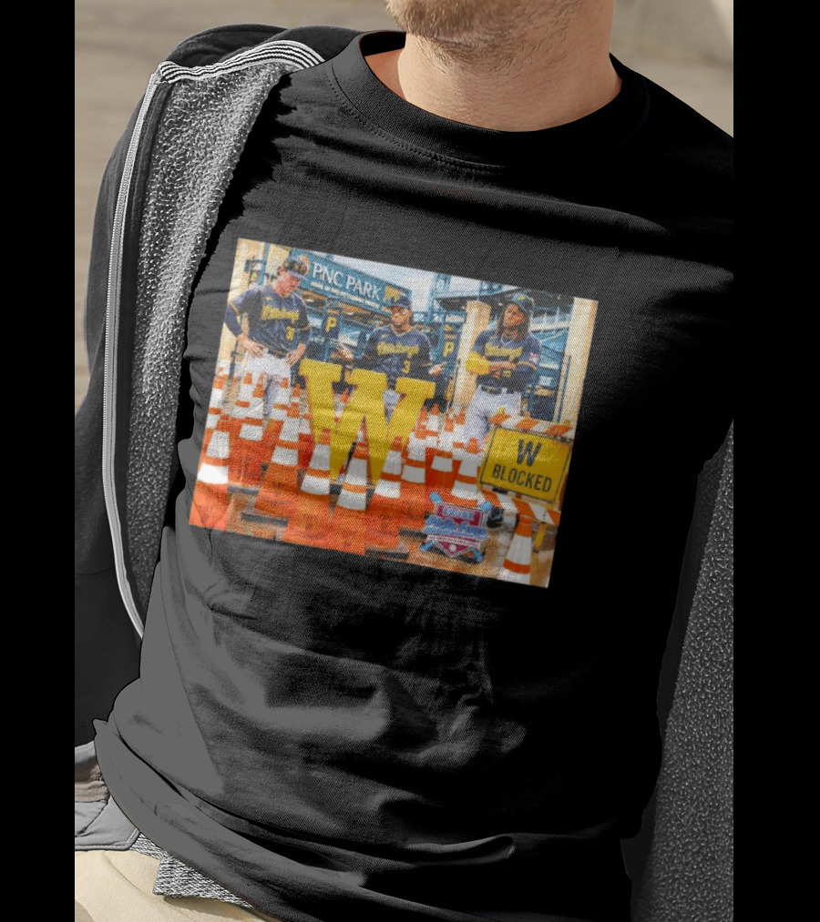 Skenes Jones Keller Pittsburgh Pirates PNC Park W Blocked T-Shirt