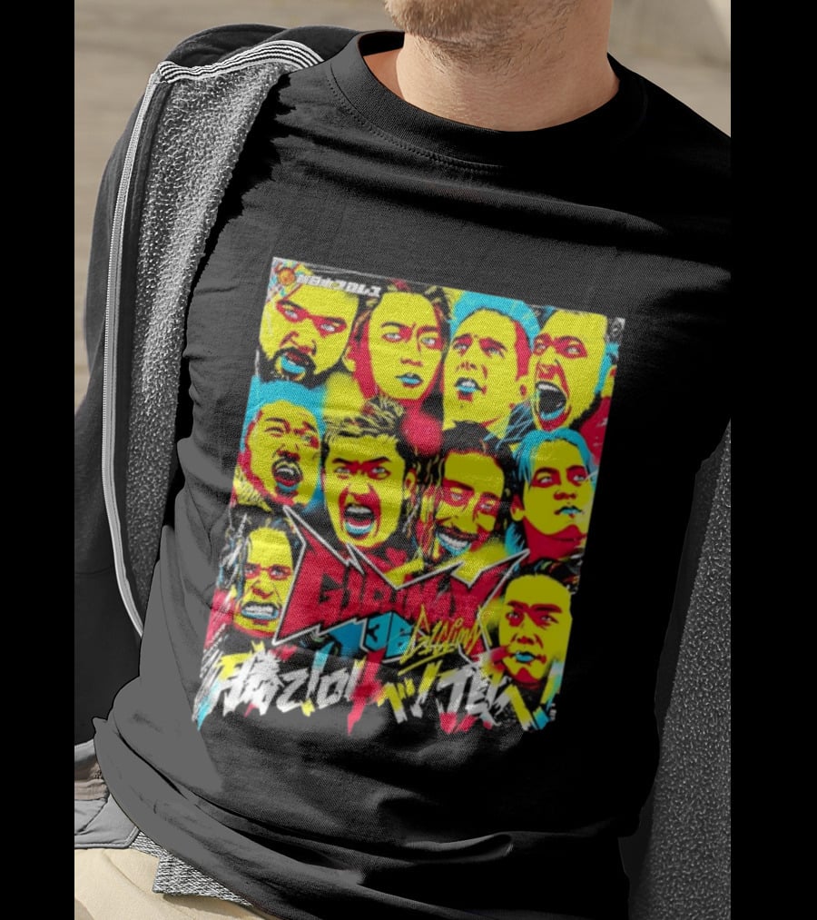 NJPW G1 Climax 36 Multicolor Wrestlers T-Shirt