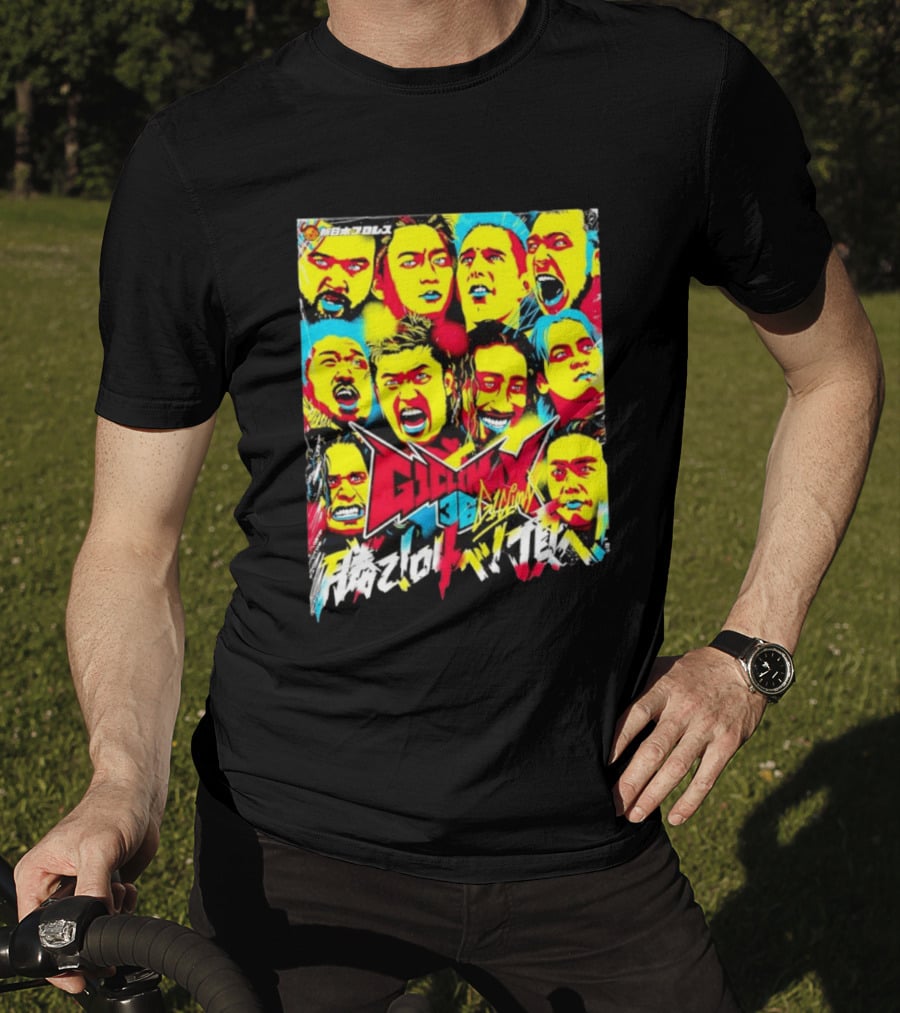 NJPW G1 Climax 36 Multicolor Wrestlers T-Shirt