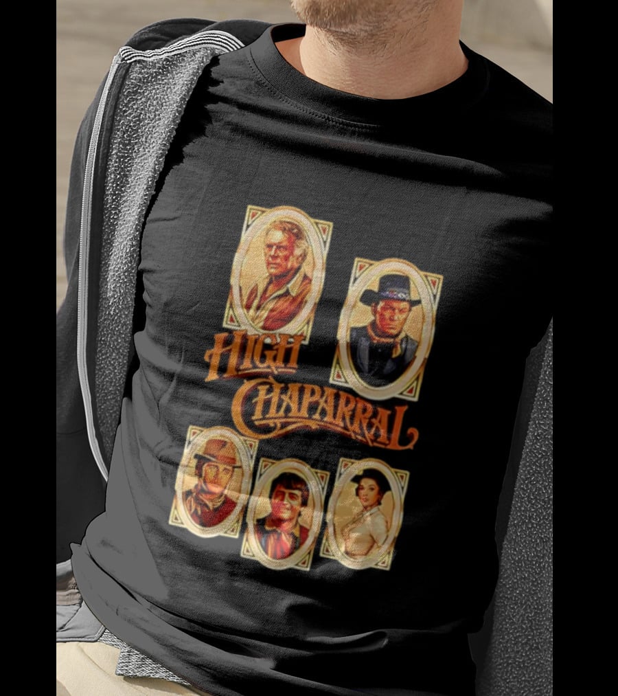 High Chaparral Classic Western Characters Collection T-Shirt