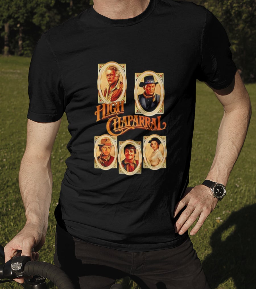 High Chaparral Classic Western Characters Collection T-Shirt