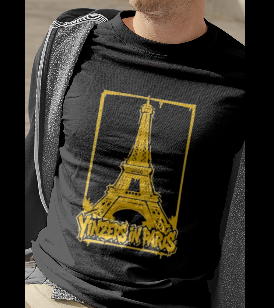 Pittsburgh Steelers Yinzers In Paris Eiffel Tower 2026 T-Shirt