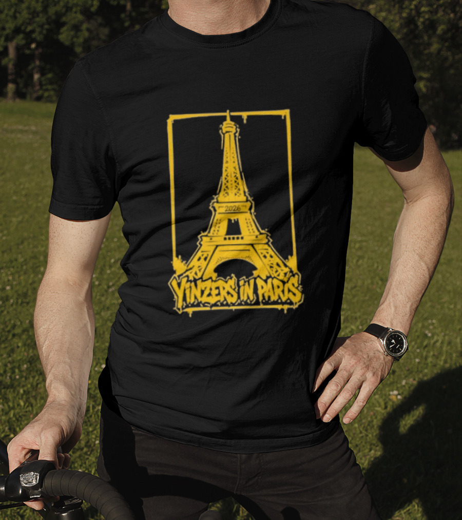 Pittsburgh Steelers Yinzers In Paris Eiffel Tower 2026 T-Shirt