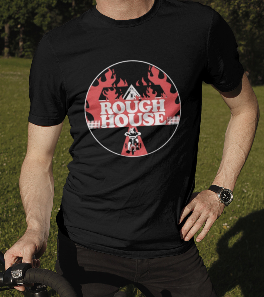 Rough House Flaming Pyramid T-Shirt