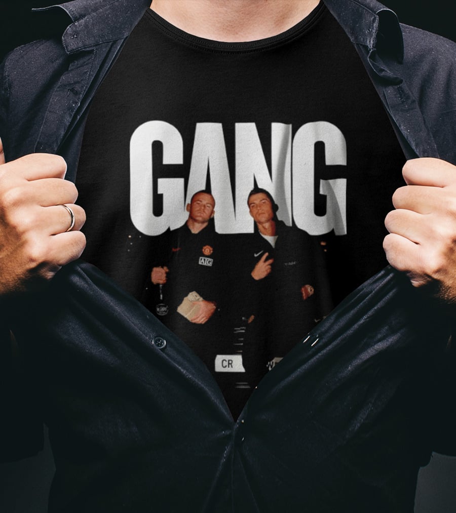 Cristiano Ronaldo Wayne Rooney Manchester United Gang T-Shirt