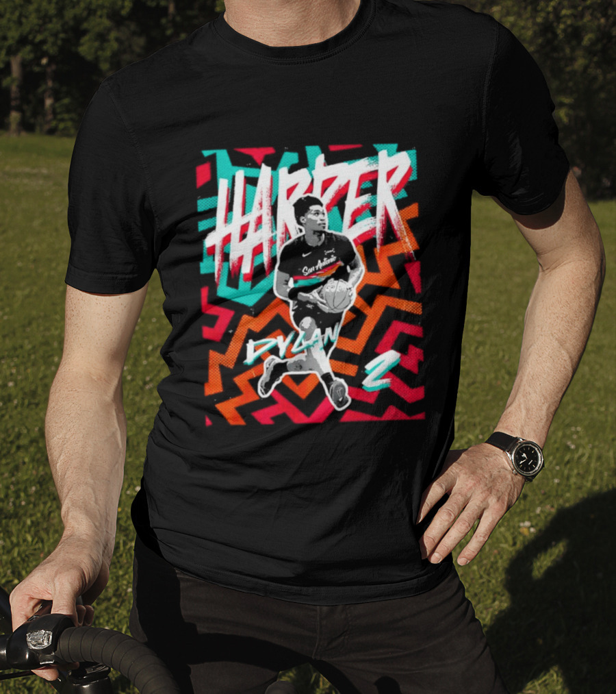 Dylan Harper San Antonio Spurs 2 NBA Fiesta T-Shirt