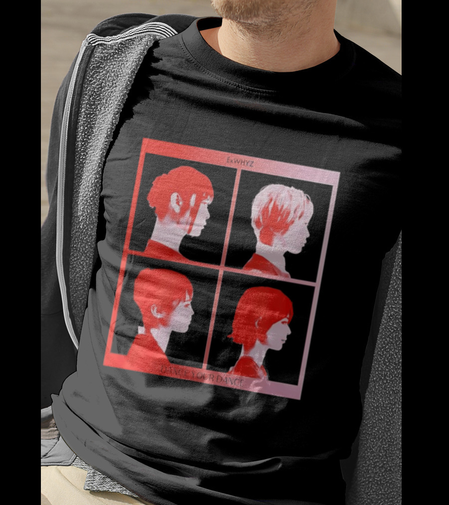 Exwhyz Dance Your Dance Four Profiles Red Frame T-Shirt