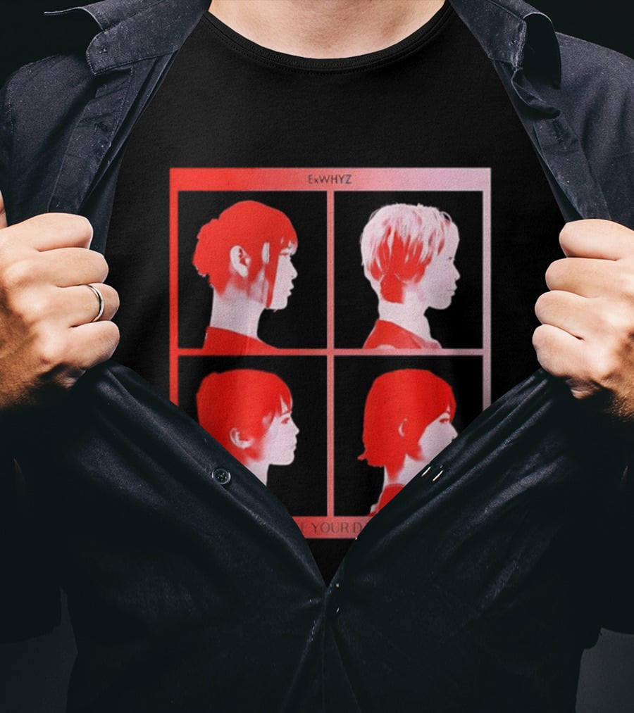 Exwhyz Dance Your Dance Four Profiles Red Frame T-Shirt