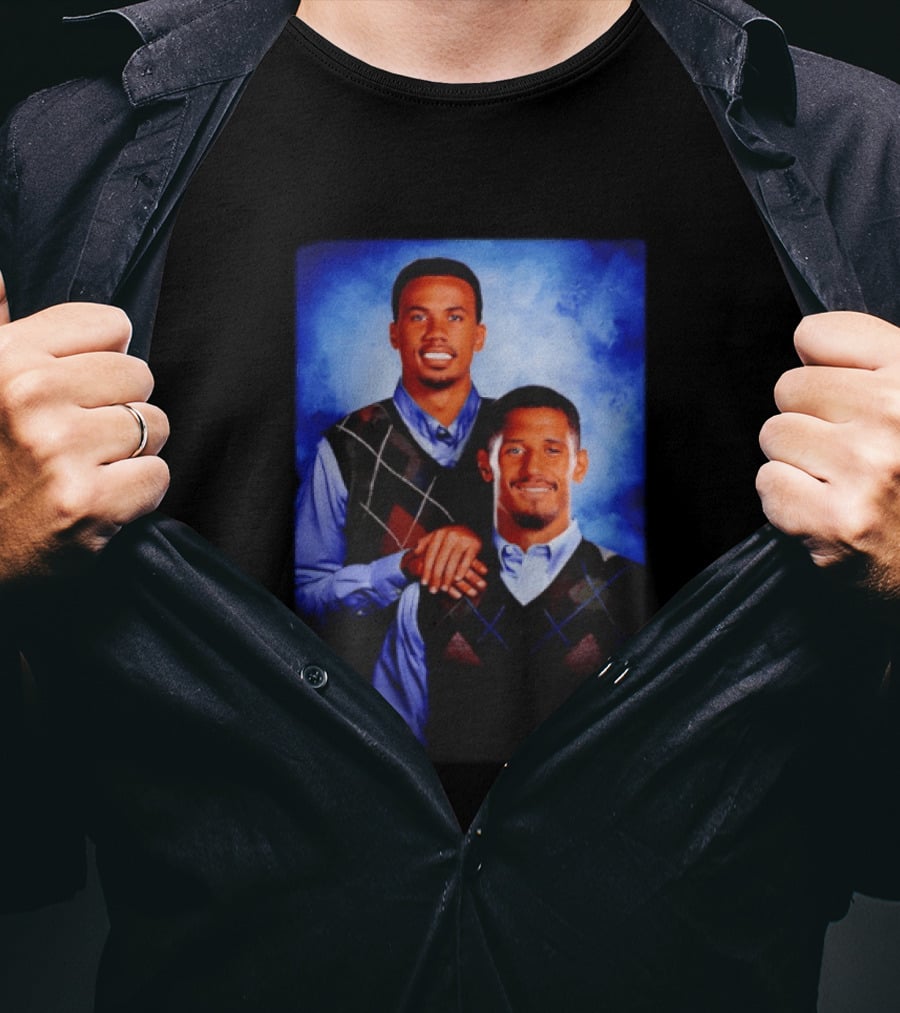 Arsenal FC Gabriel Magalhaes William Saliba Step Brothers Argyle Sweater Vest T-Shirt
