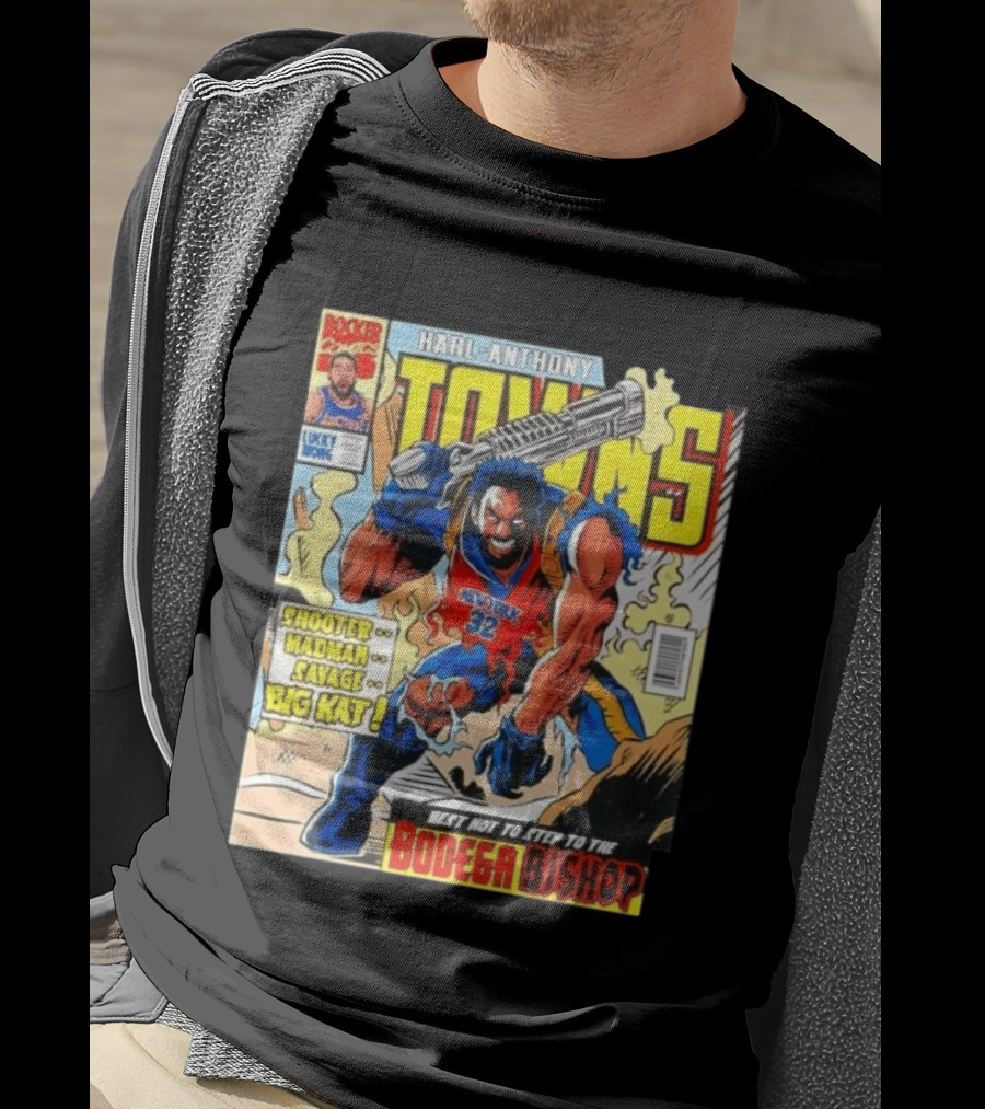HARL ANTHONY TOWNS Shooter Madman Savage Big Kat Best Not To Step To The Bodega Bishop T-Shirt