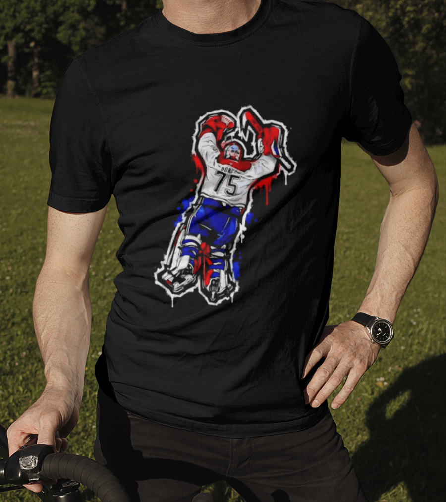 Laval Rocket Jakub Dobes Goalie 75 Hockey T-Shirt