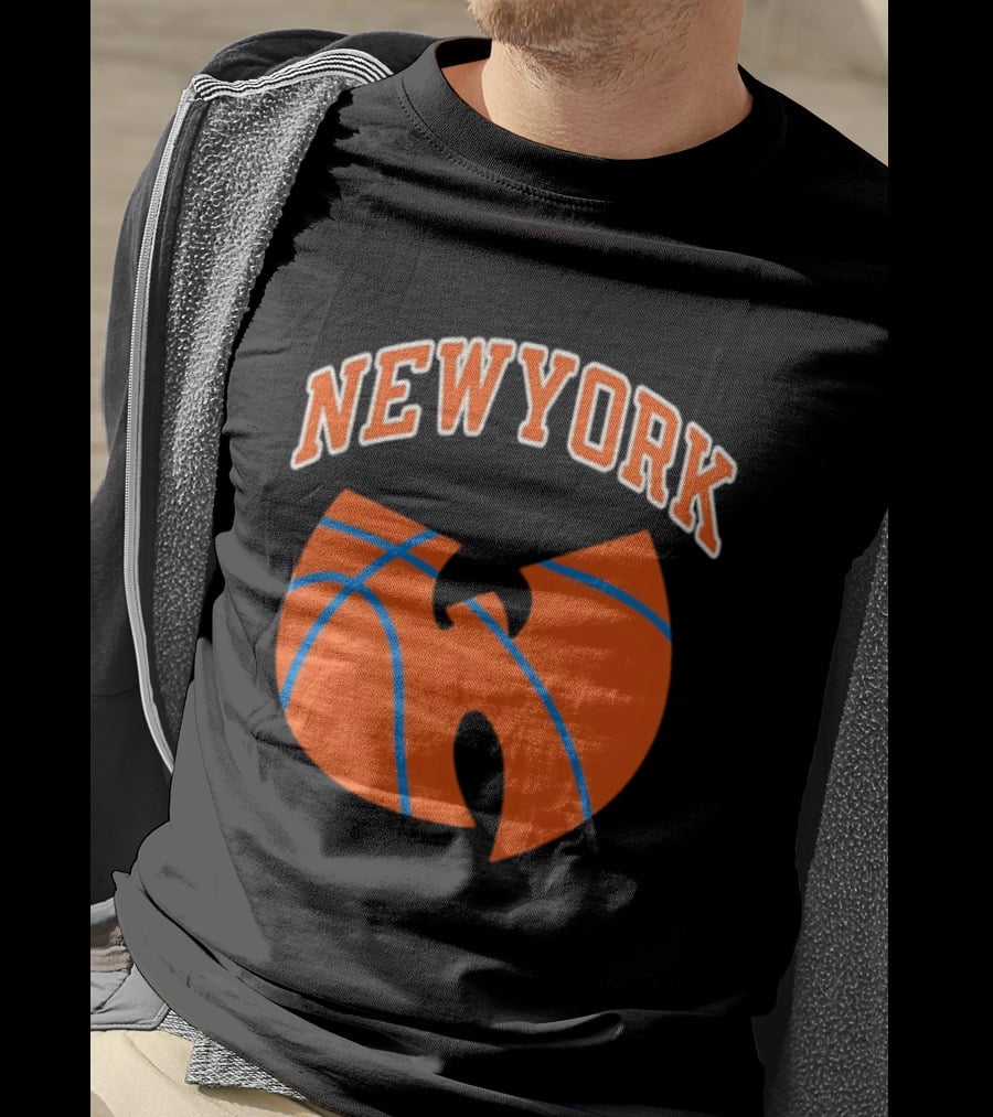 New York Basketball Wu Tang Clan Iconic Sports Fusion T-Shirt