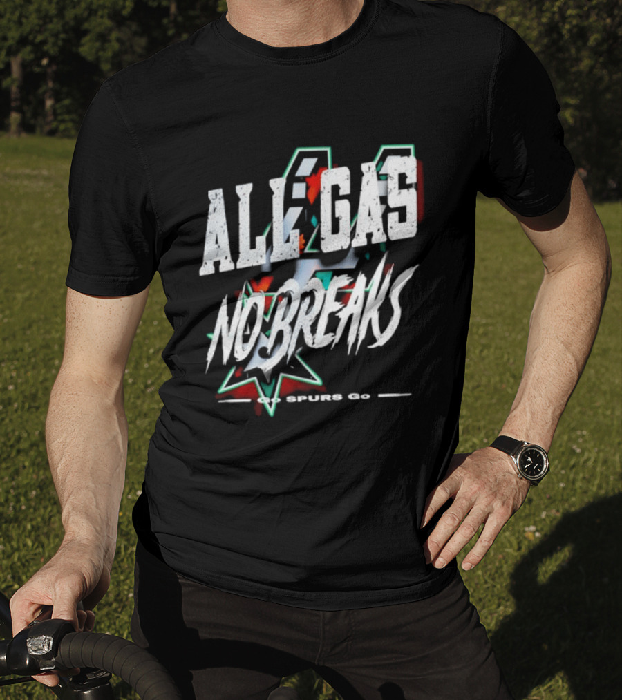 San Antonio Spurs All Gas No Breaks NBA 2023 T-Shirt