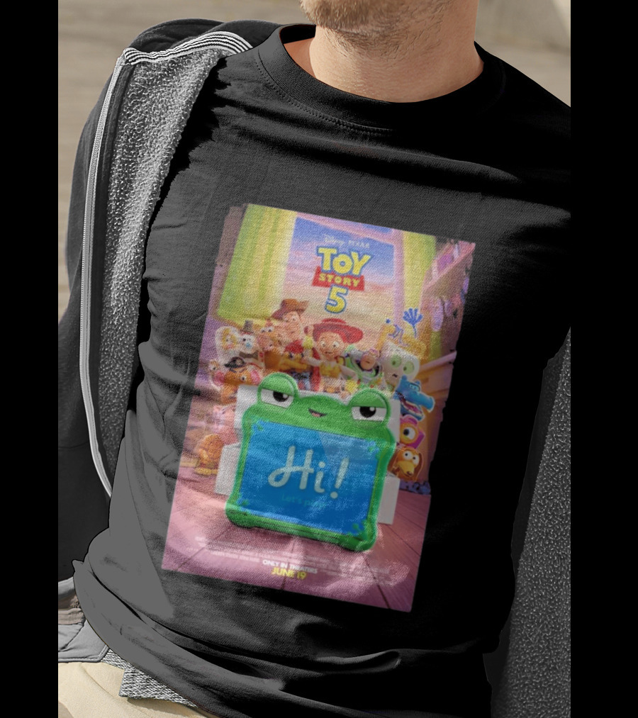 Disney Pixar Toy Story 5 Hi! Let's Play In Theaters June 19 Playtime Has A New Look T-Shirt