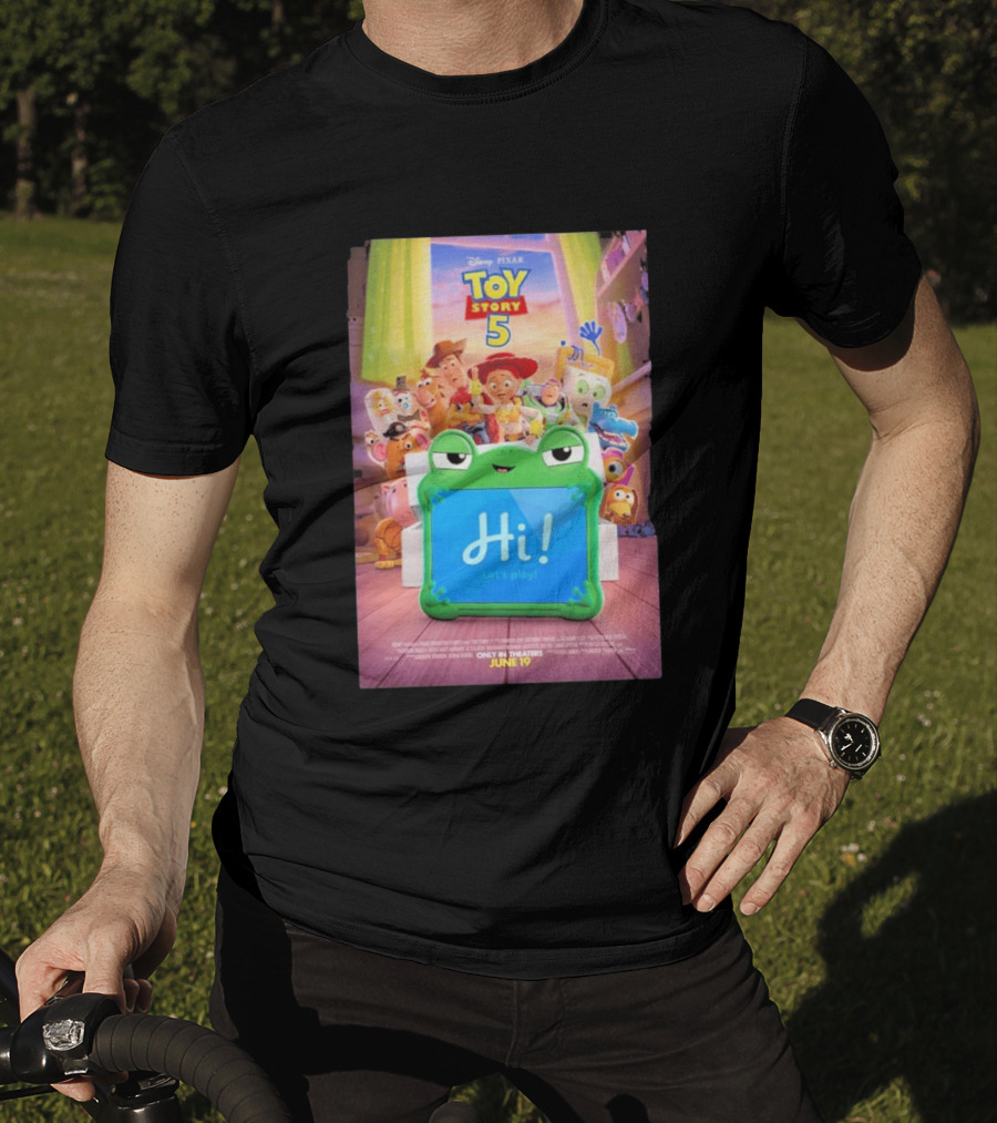 Disney Pixar Toy Story 5 Hi! Let's Play In Theaters June 19 Playtime Has A New Look T-Shirt