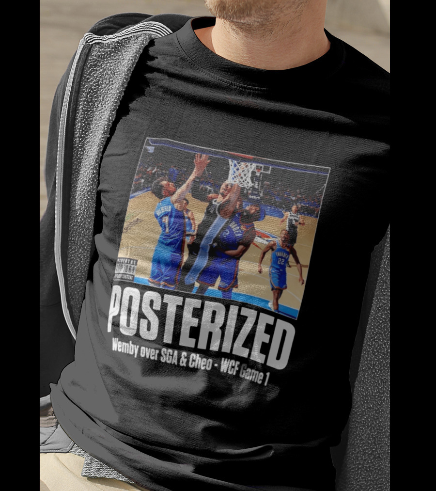 Ized Victor Wembanyama Chet Holmgren Shai Gilgeous Alexander NBA Game 1 2026 T-Shirt