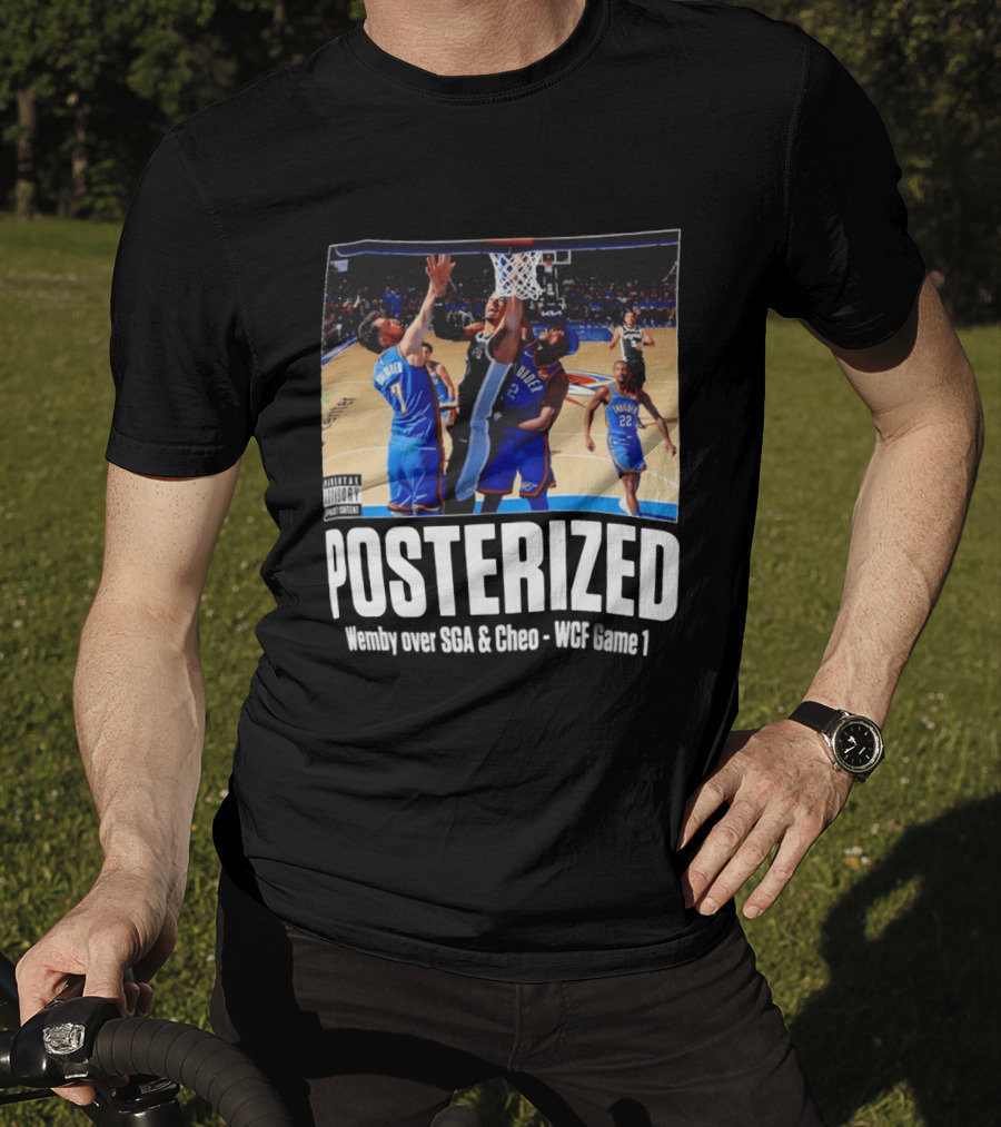 Ized Victor Wembanyama Chet Holmgren Shai Gilgeous Alexander NBA Game 1 2026 T-Shirt