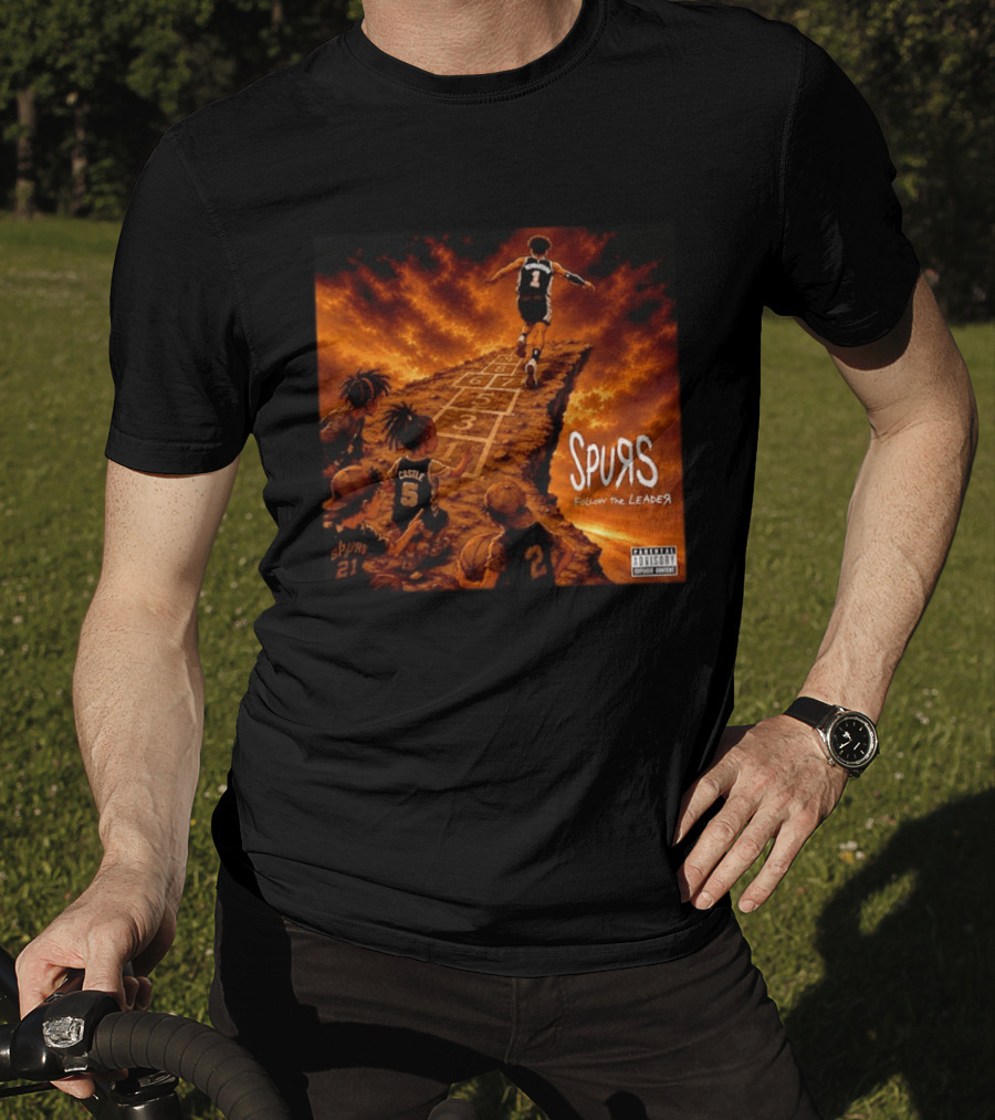 Victor Wembanyama Spurs Follow The Leader San Antonio NBA T-Shirt