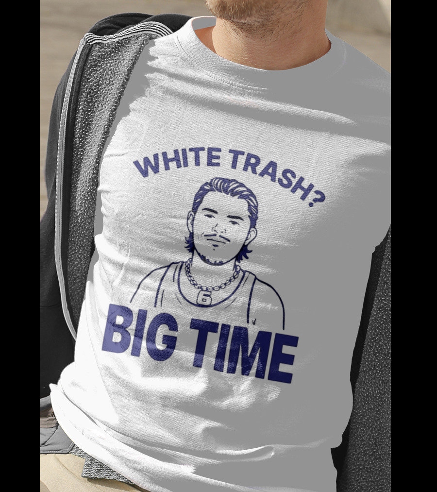 White Trash Big Time Benson's Face T-Shirt