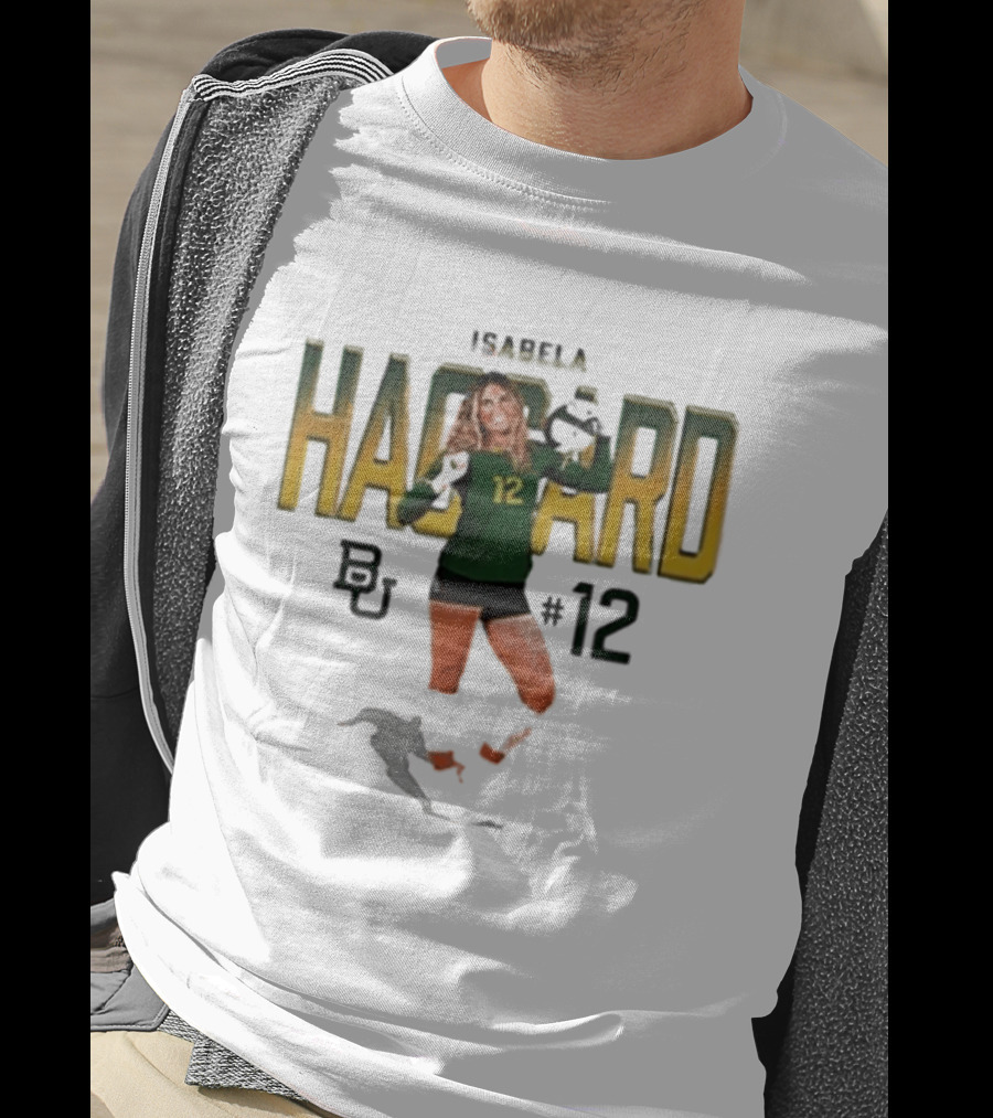 Isabela Haggard Baylor Volleyball Number 12 BU NCAA T-Shirt