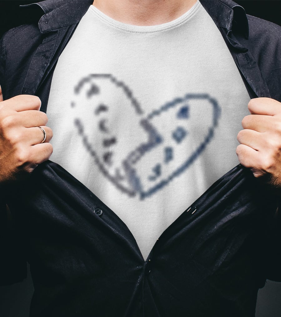Maison Labiche Friends X MLB Patureau Heart T-Shirt