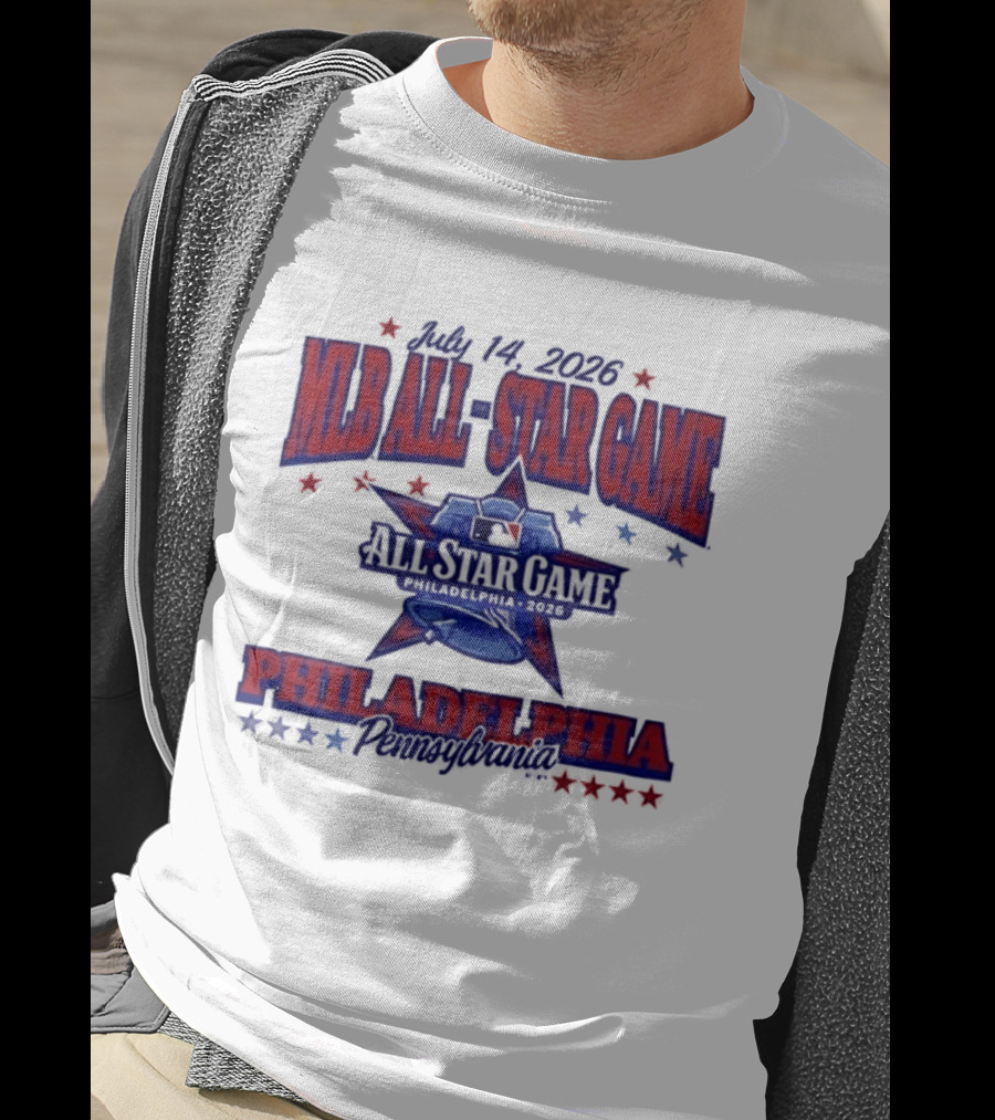 July 14 2026 MLB All Star Game Philadelphia Pennsylvania Liberty Bell Stars T-Shirt