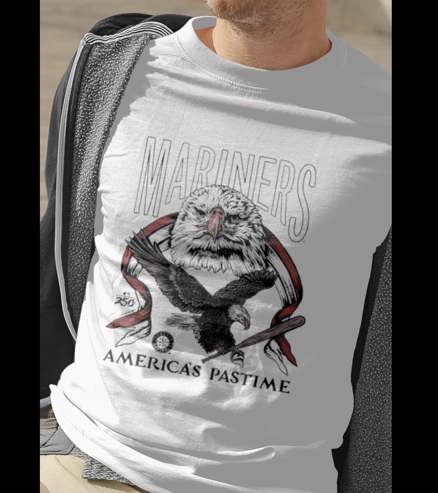 Mariners America's Pastime Bald Eagle Celebration T-Shirt