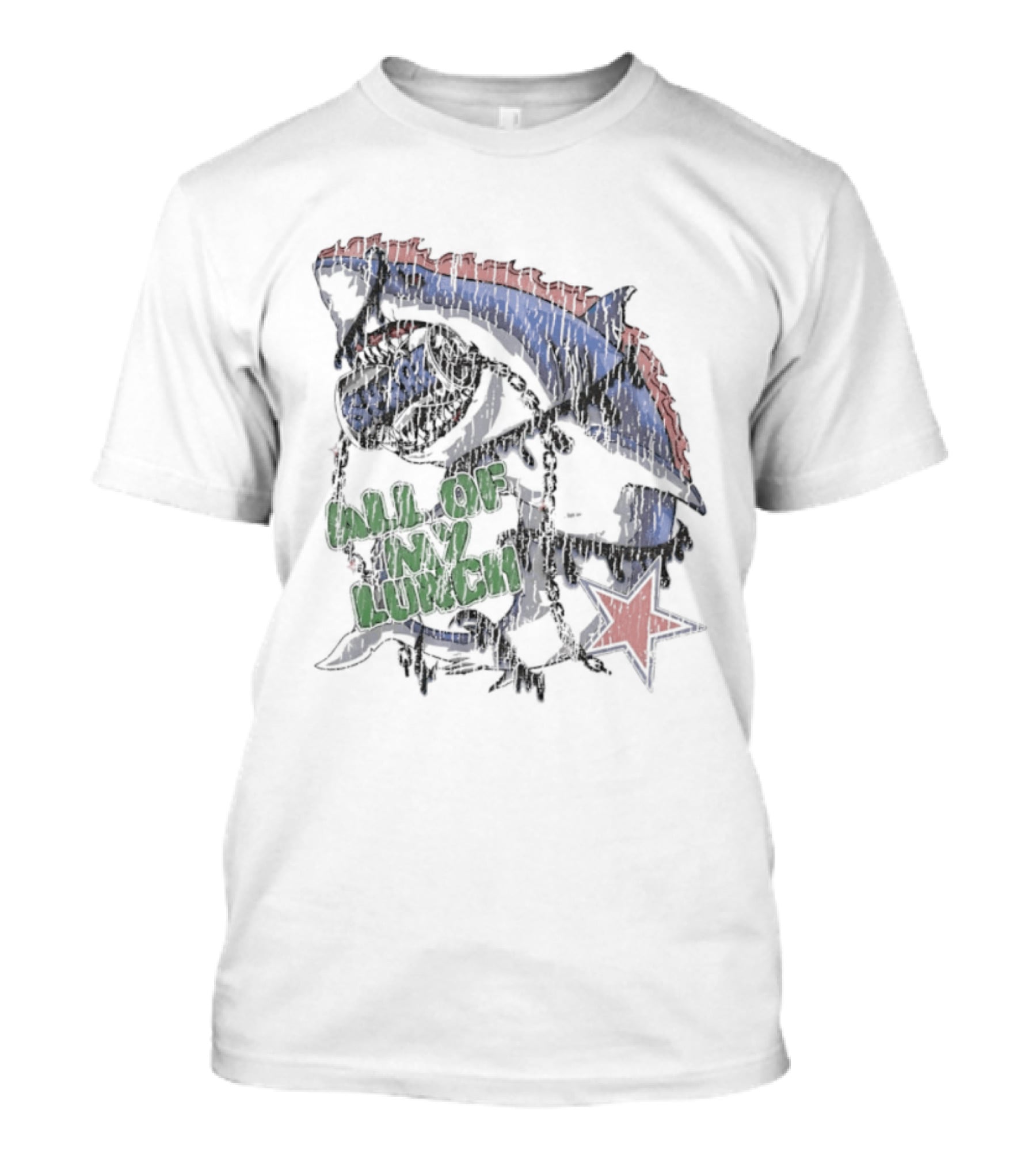 Shark Sparx All Of My Lunch Red Star T-Shirt