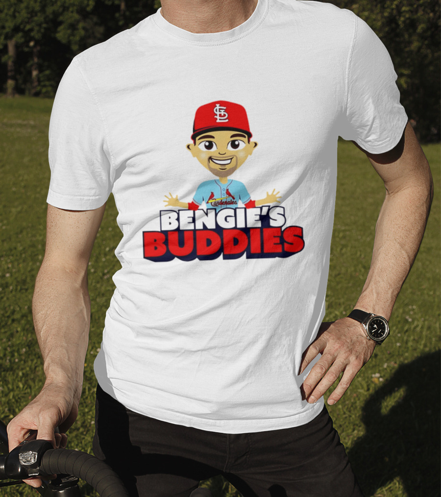 Bengie's Buddies St. Louis Cardinals Cardenales Caricature T-Shirt