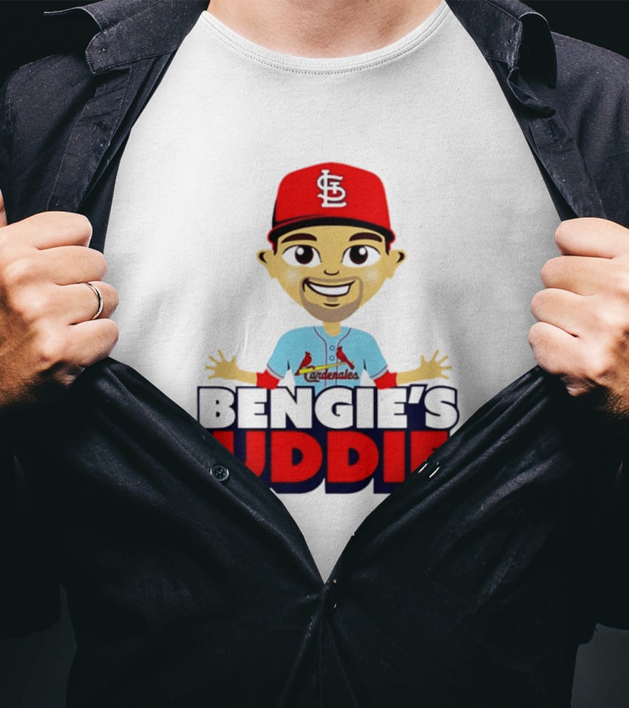 Bengie's Buddies St. Louis Cardinals Cardenales Caricature T-Shirt