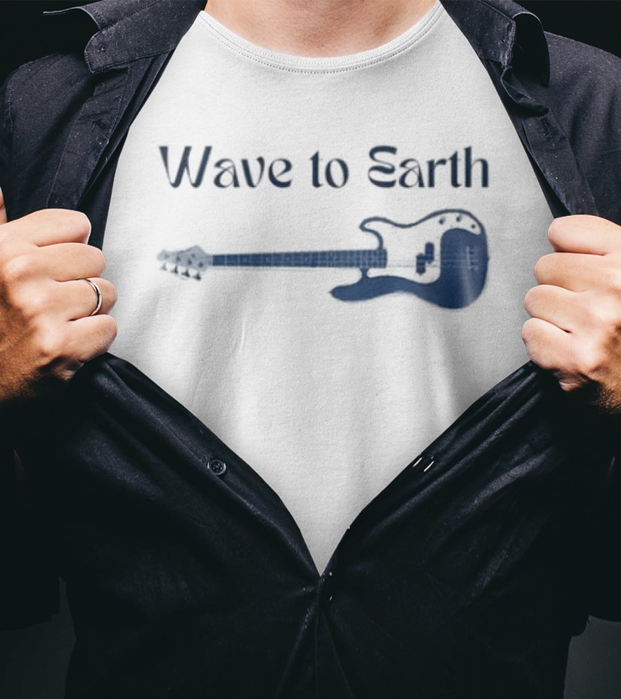 Wave To Earth The Pieces Tour Edition Guitar T-Shirt