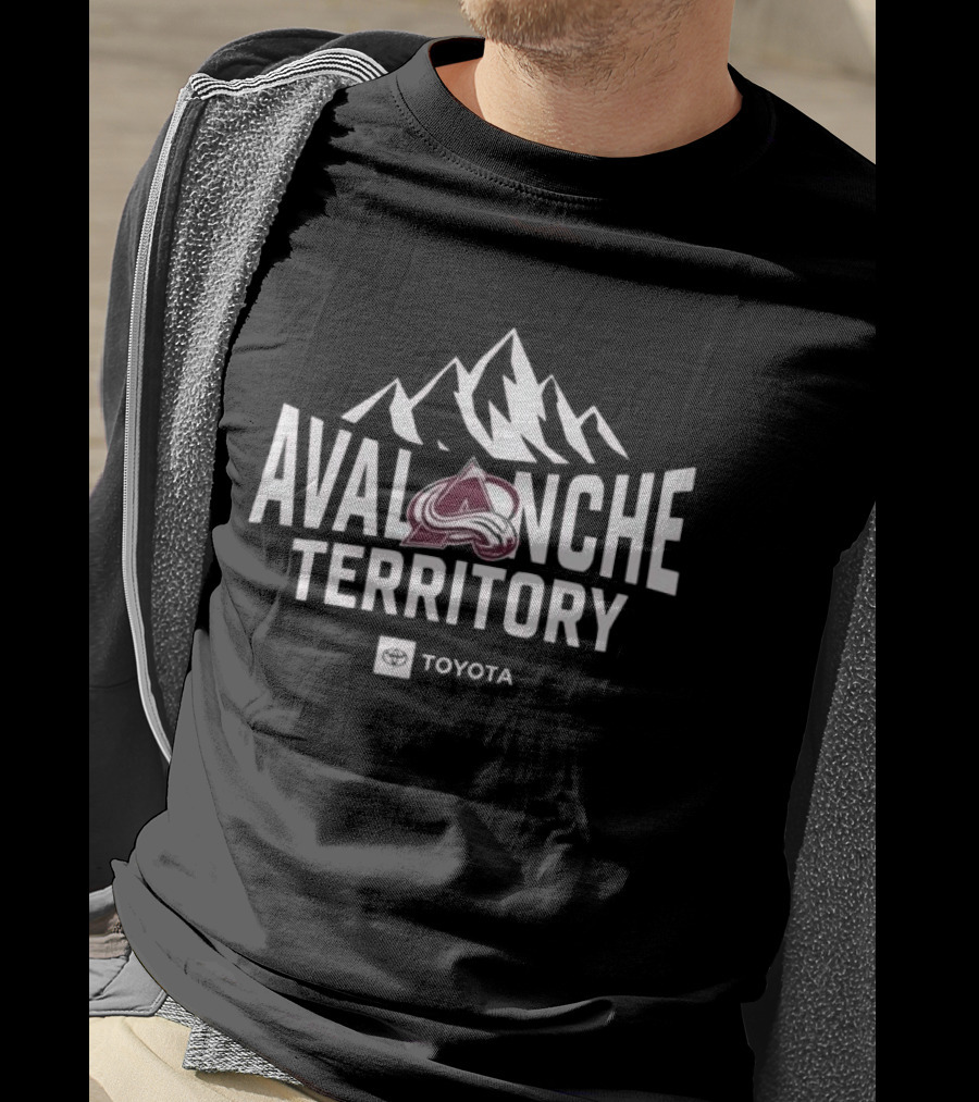 Avalanche Territory Toyota Colorado Hockey Mountains T-Shirt