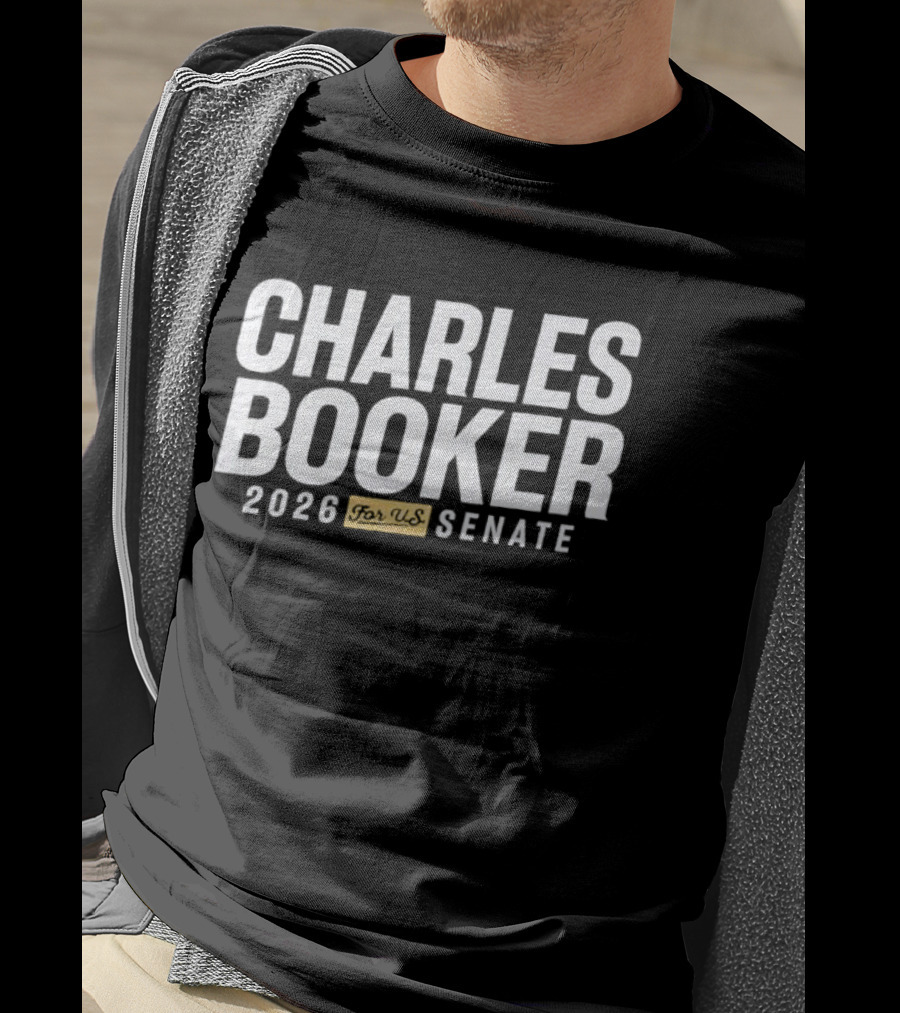 Charles Booker 2026 Bold US Senate Campaign T-Shirt