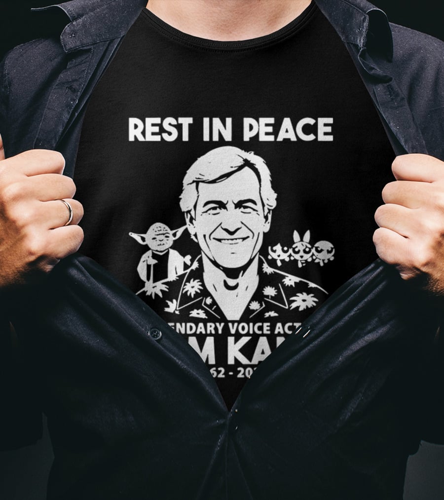 Rest In Peace Legendary Voice Actor Tom Kane 1962 2026 T-Shirt