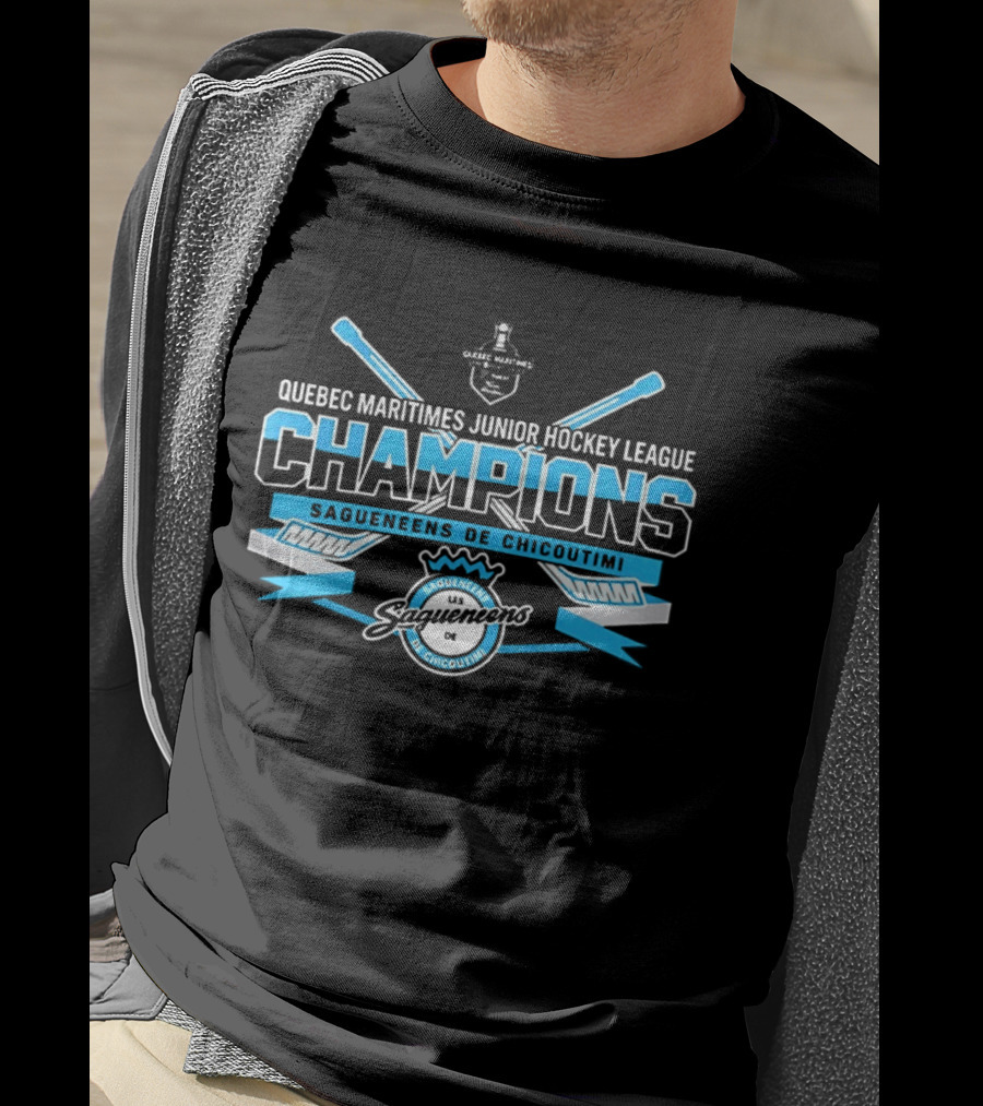 Quebec Maritimes Junior Hockey League Champions Saguenéens De Chicoutimi T-Shirt