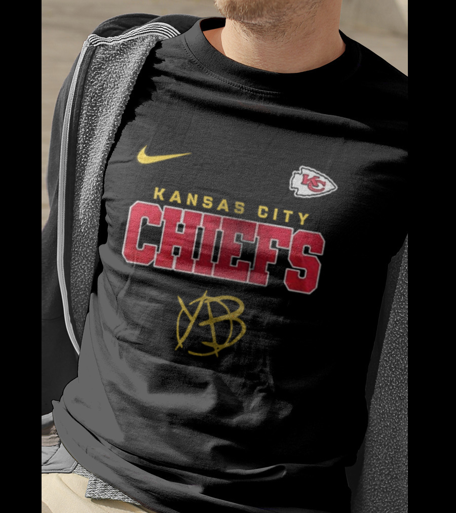 Kansas City Chiefs Yungblud Nike KC Football Collab T-Shirt