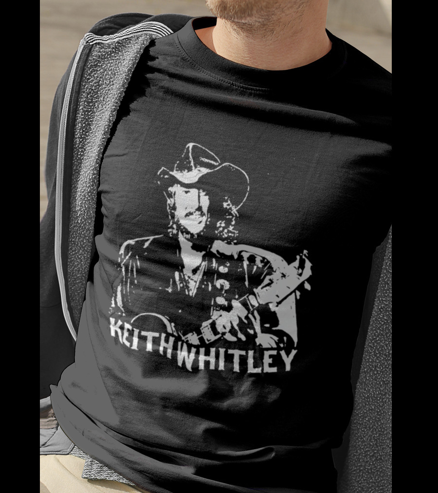 Keith Whitley Cowboy Hat Guitar T-Shirt
