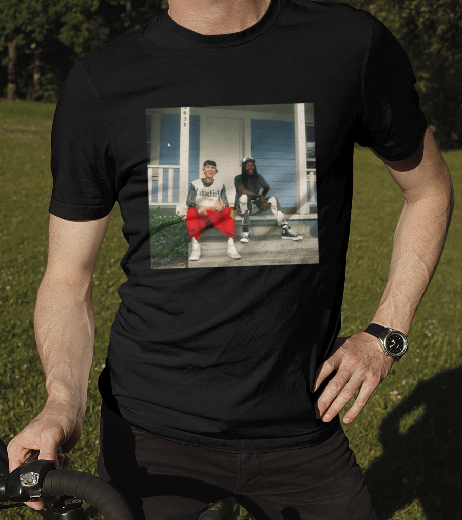 Machine Gun Kelly MGK X Wiz Khalifa Blog Era Boyz Mixtape Cover 3631 T-Shirt