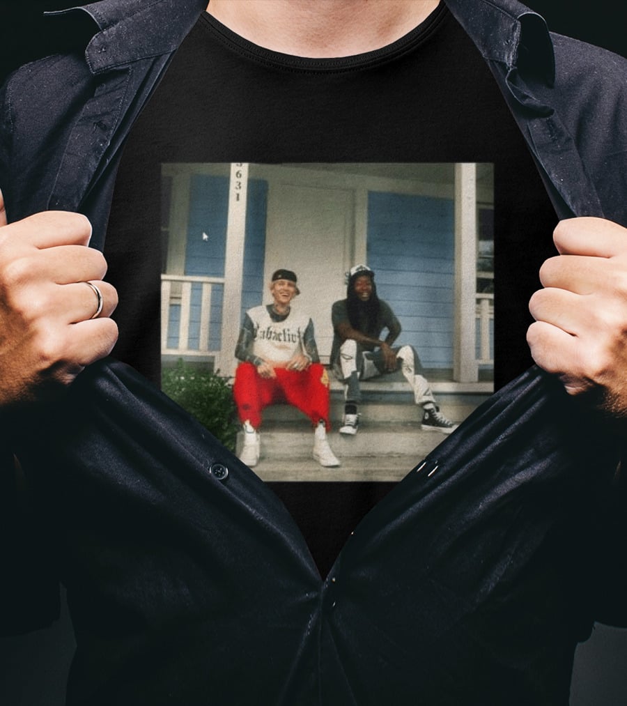 Machine Gun Kelly MGK X Wiz Khalifa Blog Era Boyz Mixtape Cover 3631 T-Shirt