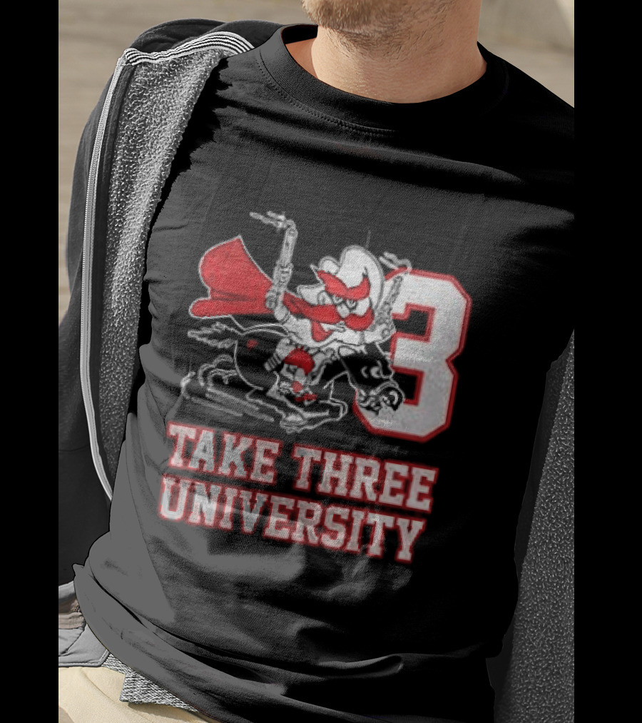 Texas Tech Red Raiders Take Three University Wreck 'Em 3 T-Shirt