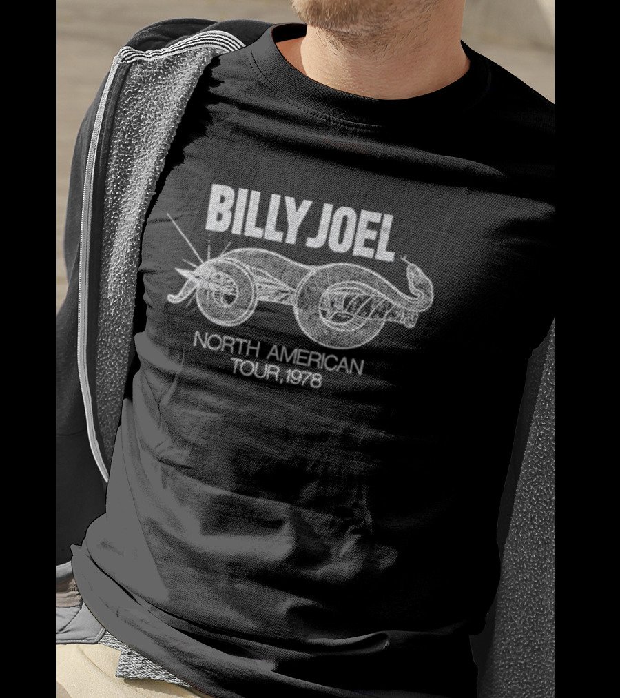 The Boys Season 5 Jack Quaid Hughie Campbell Billy Joel North American Tour 1978 T-Shirt