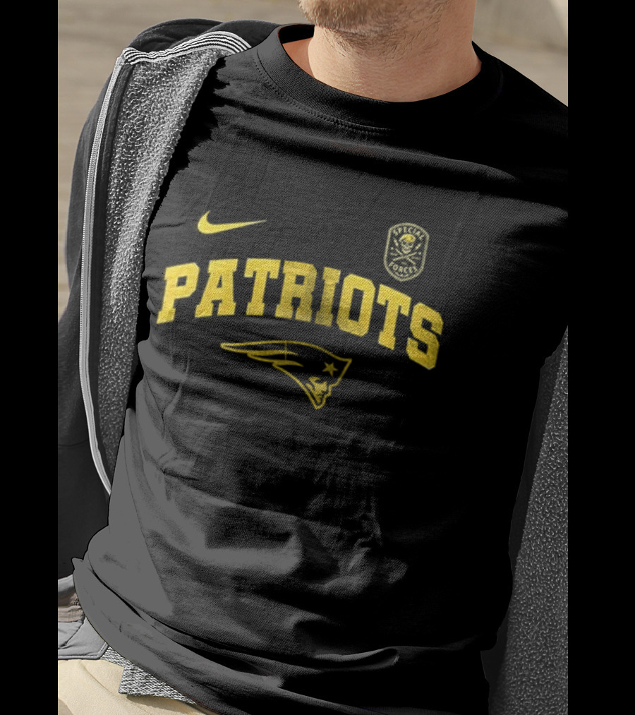 New England Patriots Nike Armed Forces Salute Veteran Honor T-Shirt
