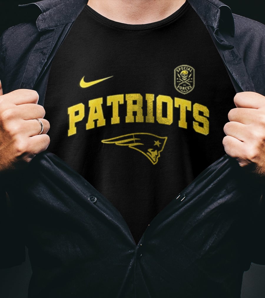 New England Patriots Nike Armed Forces Salute Veteran Honor T-Shirt