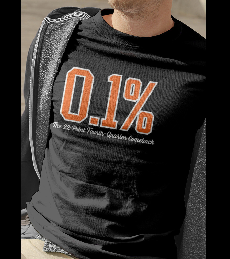 New York Knicks 0.1 Percent The 22 Point Fourth Quarter Comeback T-Shirt