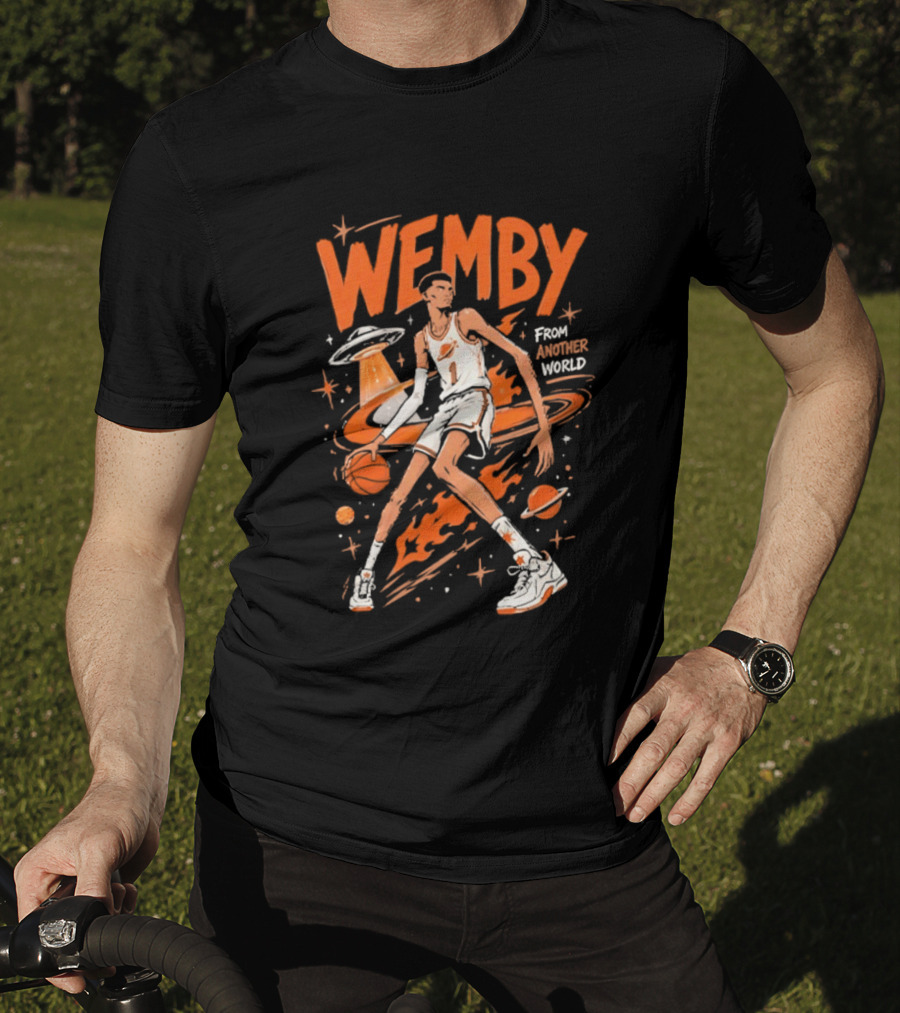 Wemby From Another World San Antonio Spurs Alien Victor Wembanyama T-Shirt